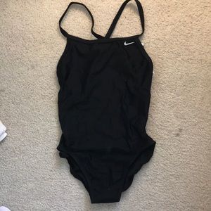 Nike Black one-piece swimsuit
